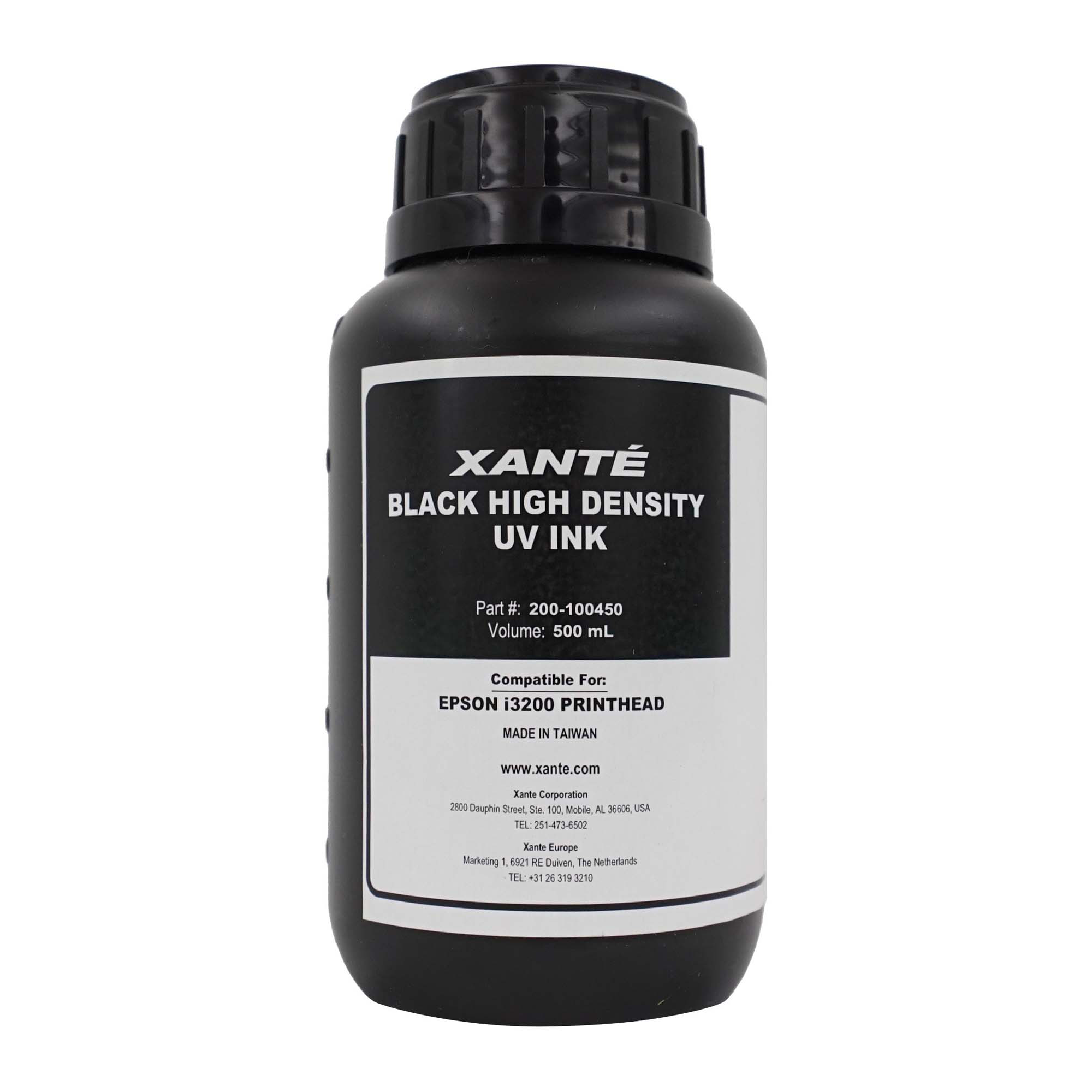 Black VIVID UV Ink 500ml for X-Series Printers